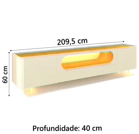 Rack Bancada Para TV Até 85 Polegadas